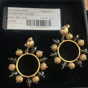 Dolce and Gabbana earrings from 2016 collection
